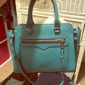 Rebecca Minkoff Teal-Turquoise Leather Tote